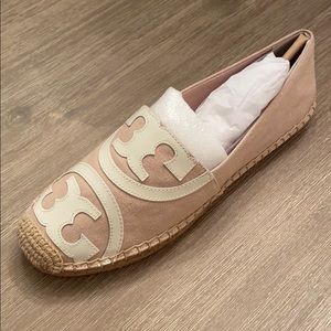 tory burch poppy logo espadrille